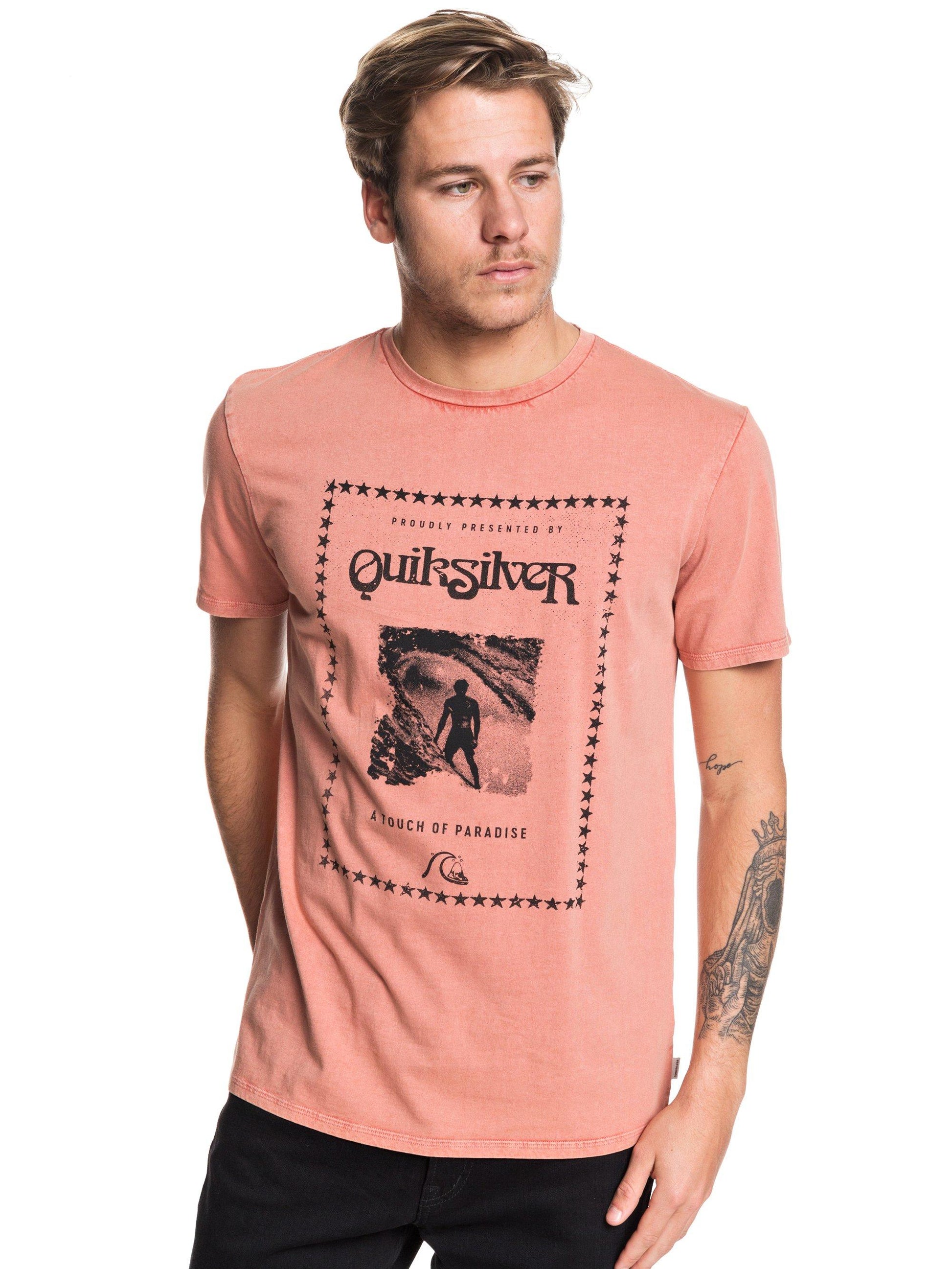 Quiksilver T-Shirt Locals Paradise Rosa