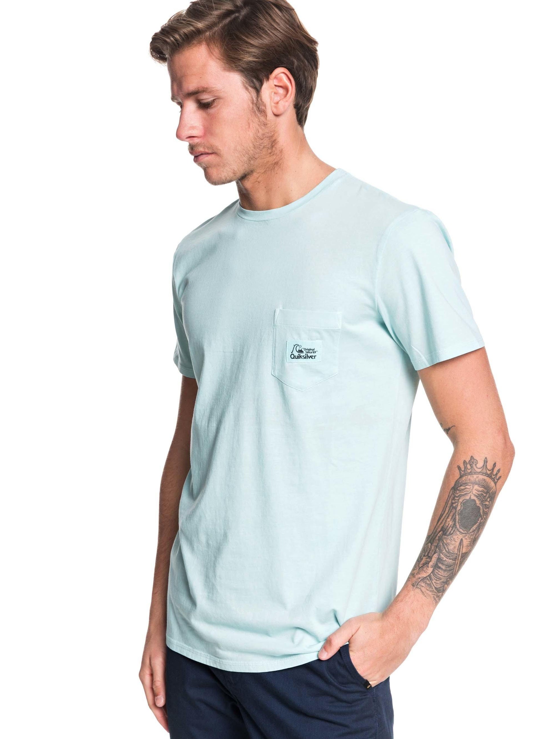 Quiksilver T-Shirt Above The Lip Blau