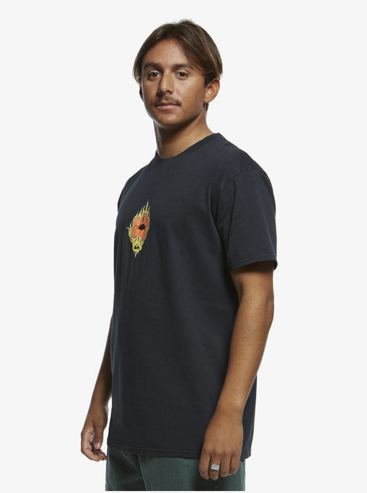 Quiksilver T-Shirt Originals Lit Schwarz