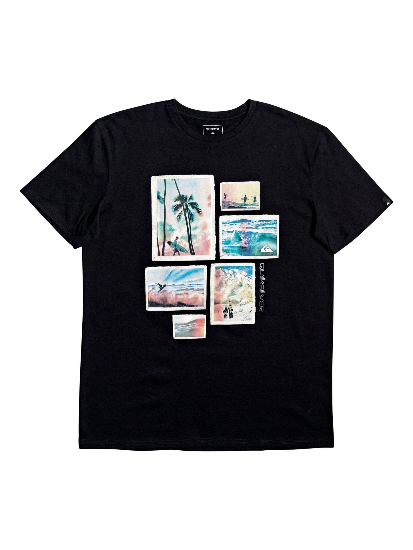 Quiksilver T-Shirt Island Location Schwarz