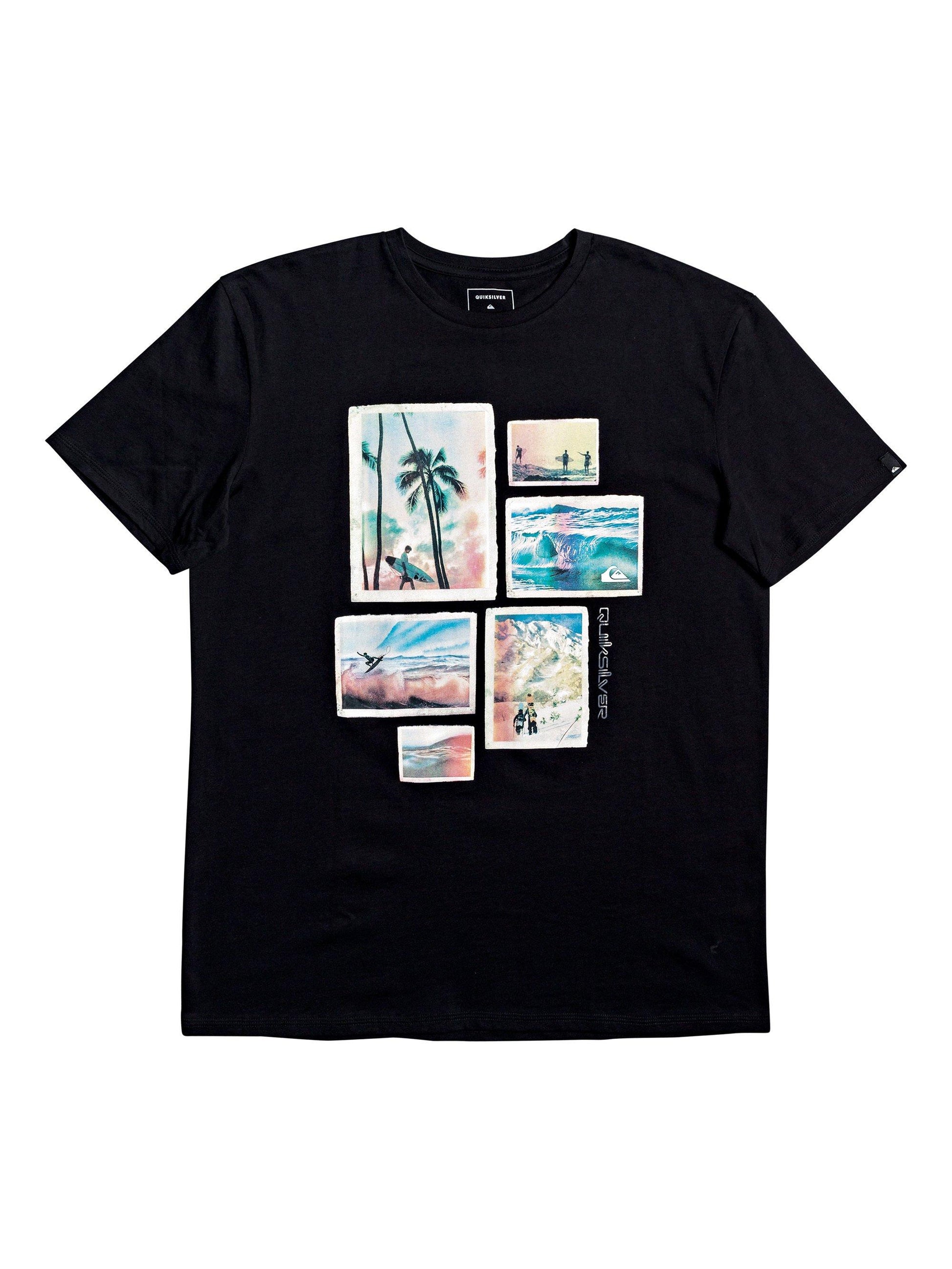 Quiksilver T-Shirt Island Location Schwarz