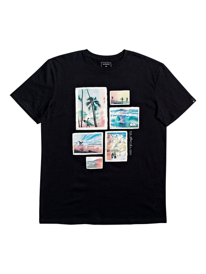 Quiksilver T-Shirt Island Location Schwarz