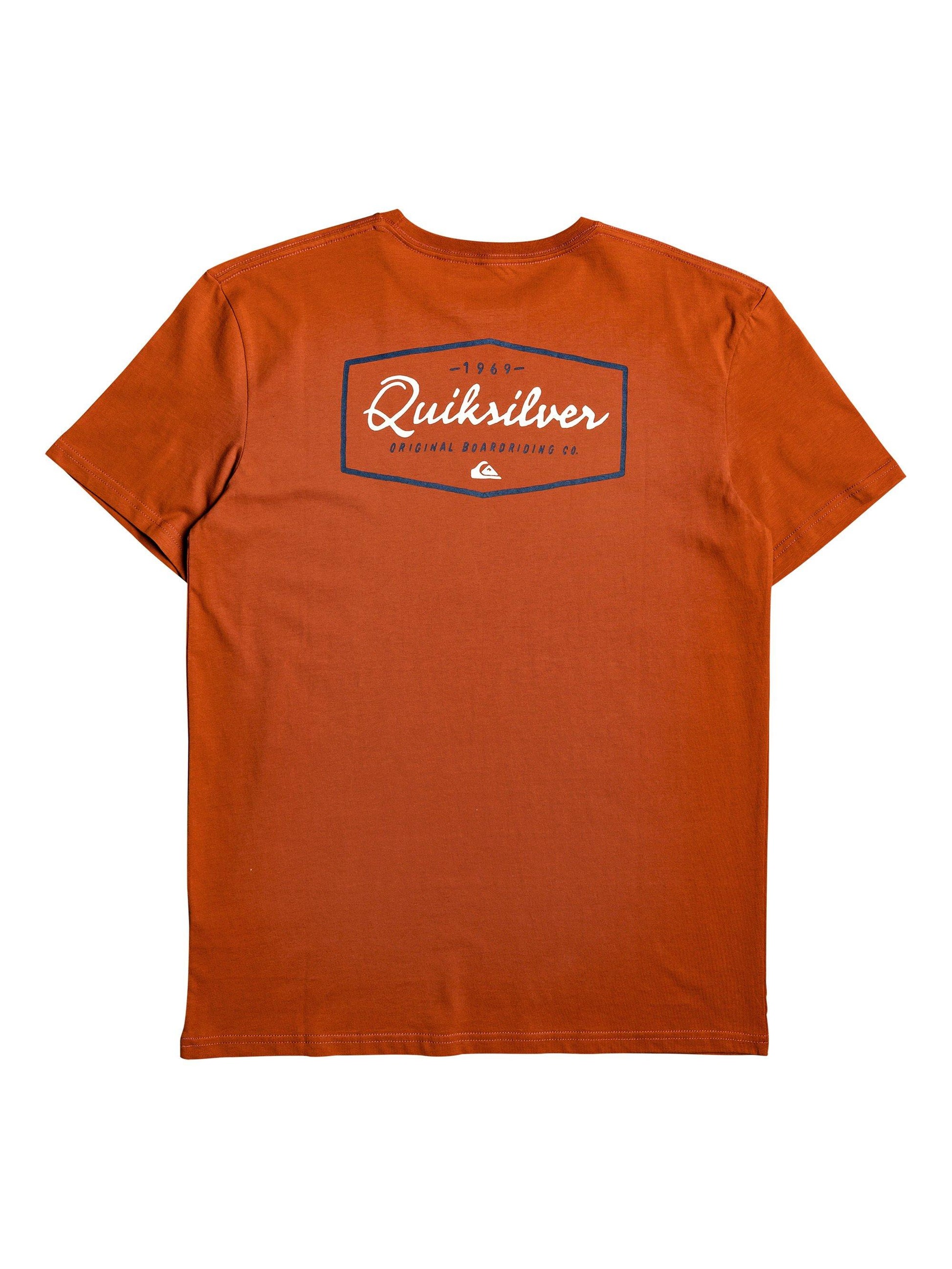 Quiksilver T-Shirt Inside Lines Rot