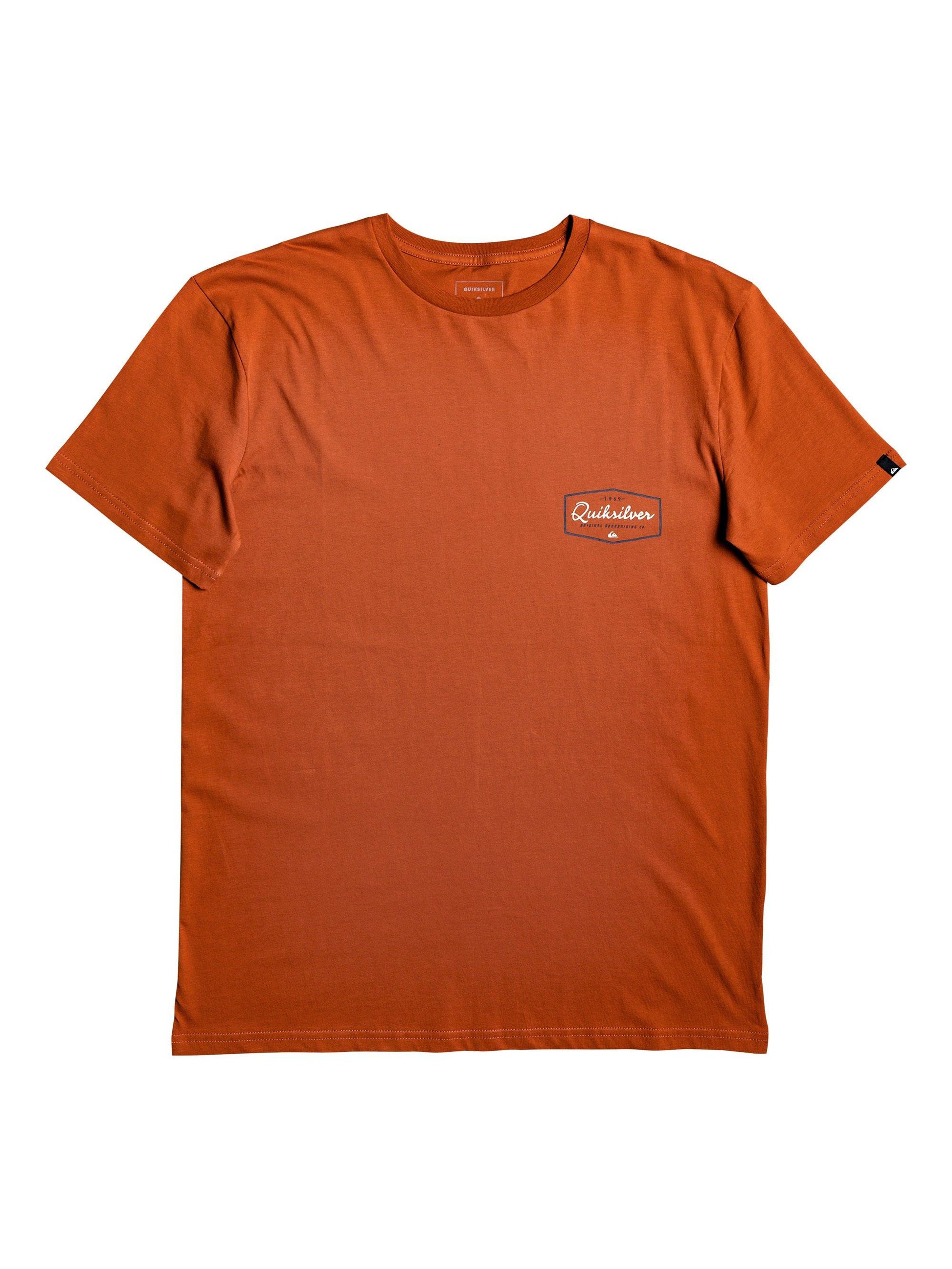 Quiksilver T-Shirt Inside Lines Rot