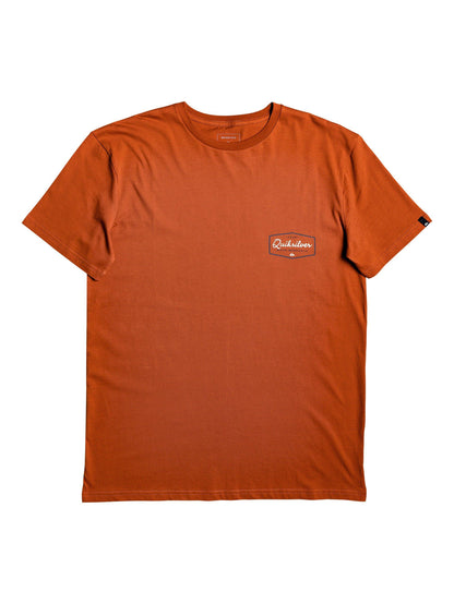 Quiksilver T-Shirt Inside Lines Rot