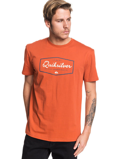 Quiksilver T-Shirt Inside Lines Rot