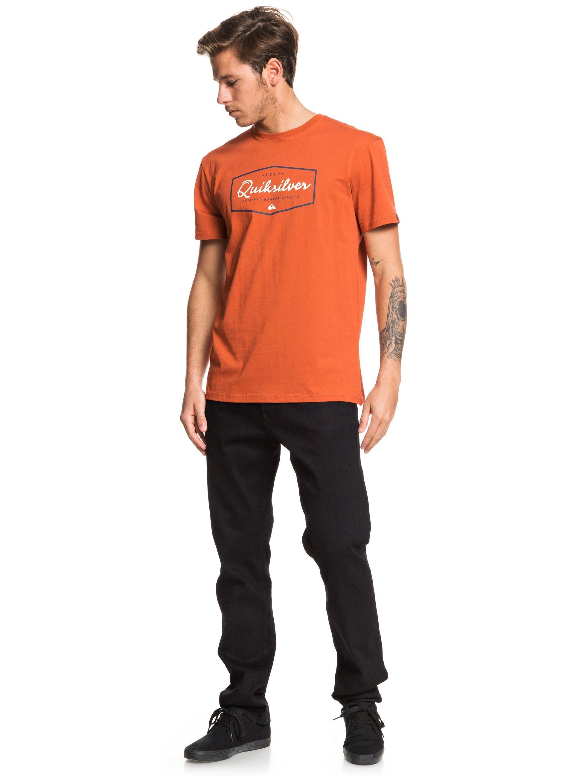 Quiksilver T-Shirt Inside Lines Rot