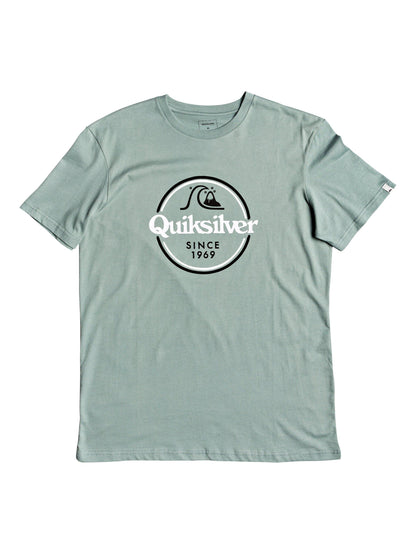 Quiksilver T-Shirt Words Remain Grün