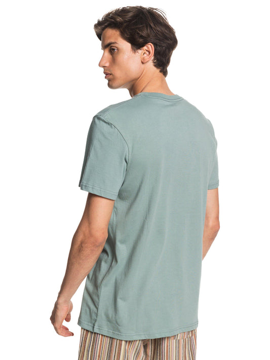 Quiksilver T-Shirt Words Remain Grün