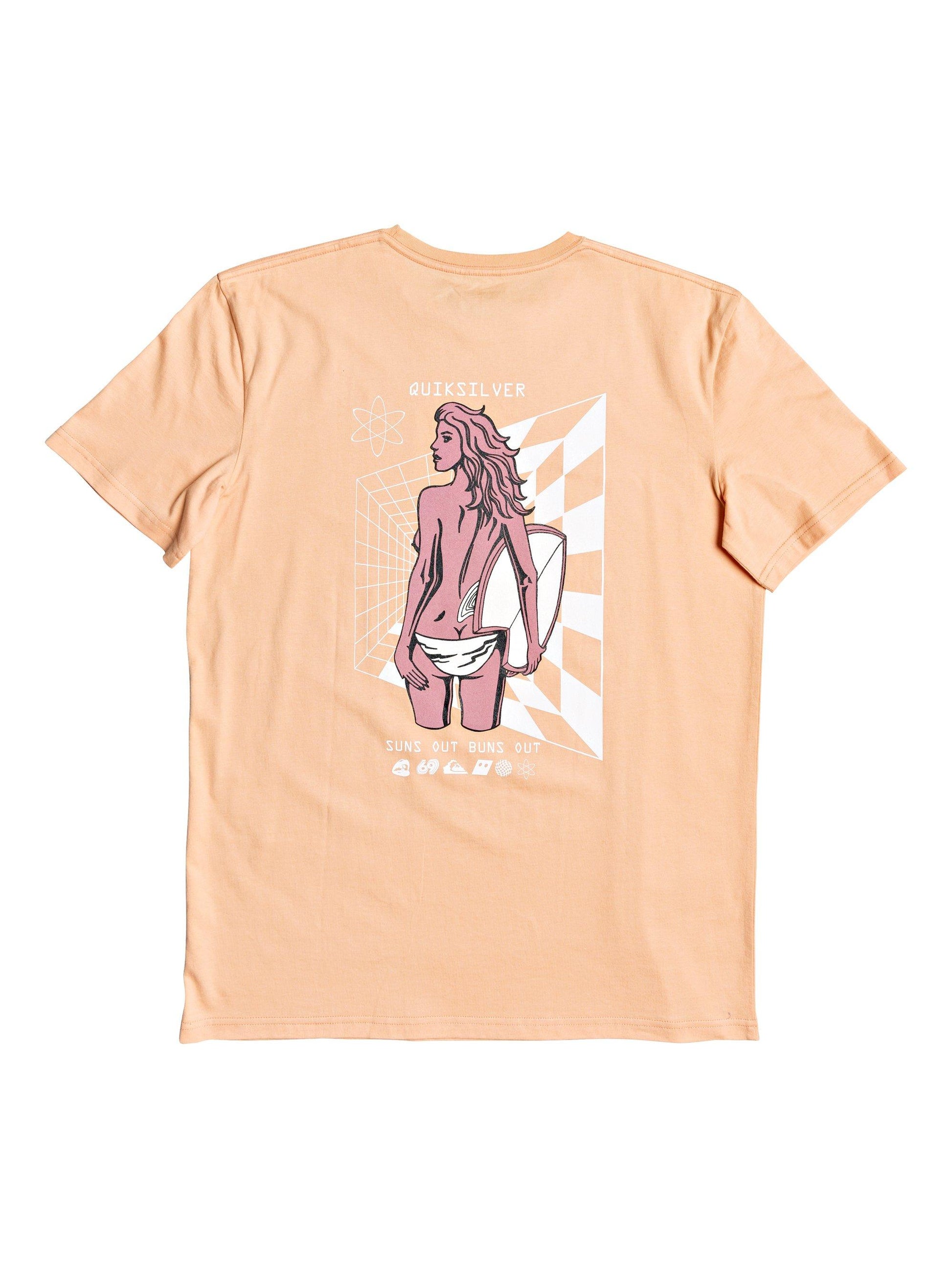 Quiksilver T-Shirt Slow Burn Orange