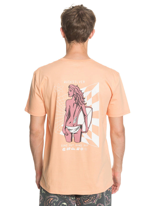 Quiksilver T-Shirt Slow Burn Orange