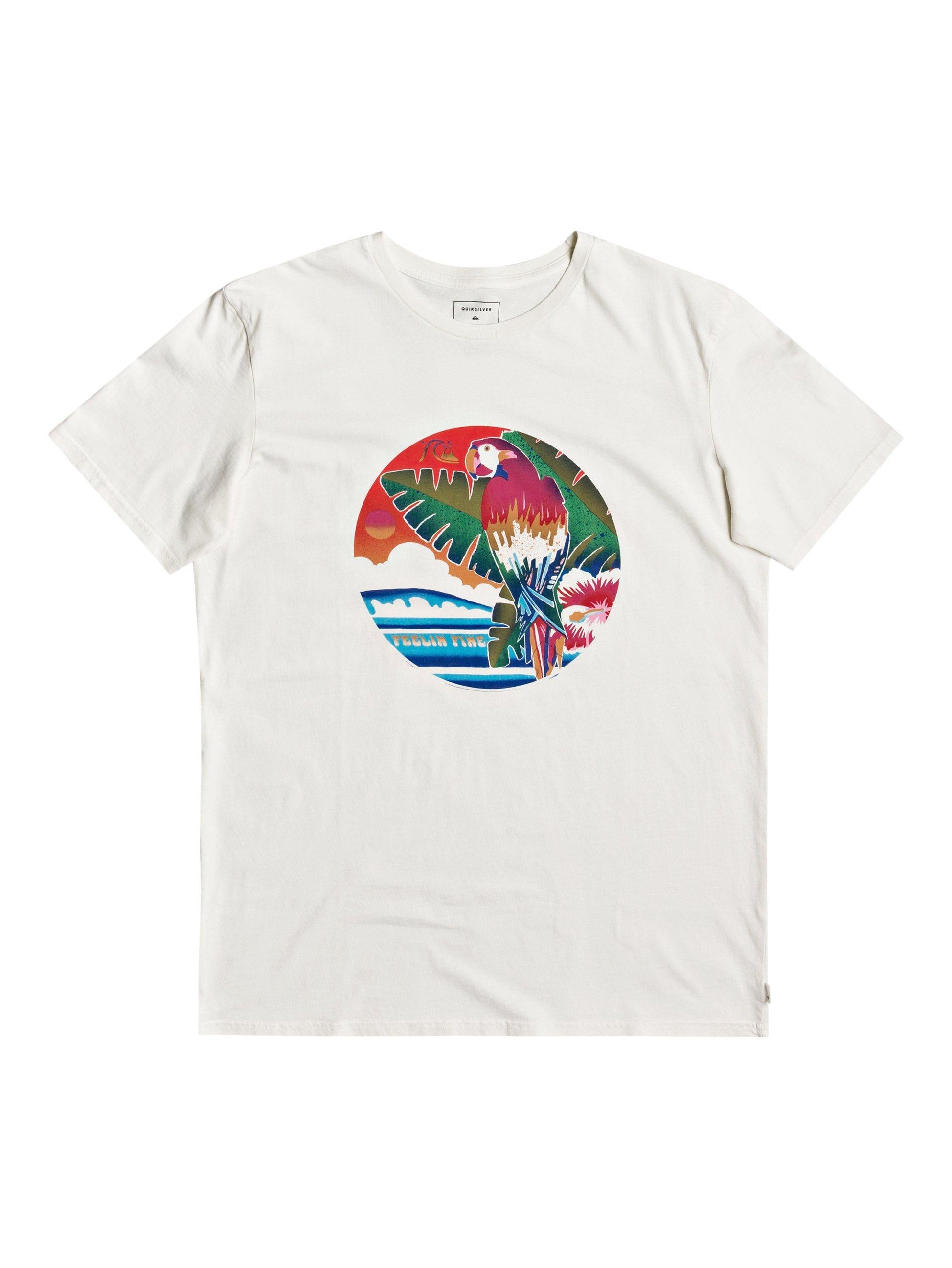 Quiksilver T-Shirt Above The Sun Weiß