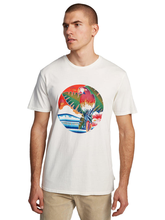 Quiksilver T-Shirt Above The Sun Weiß