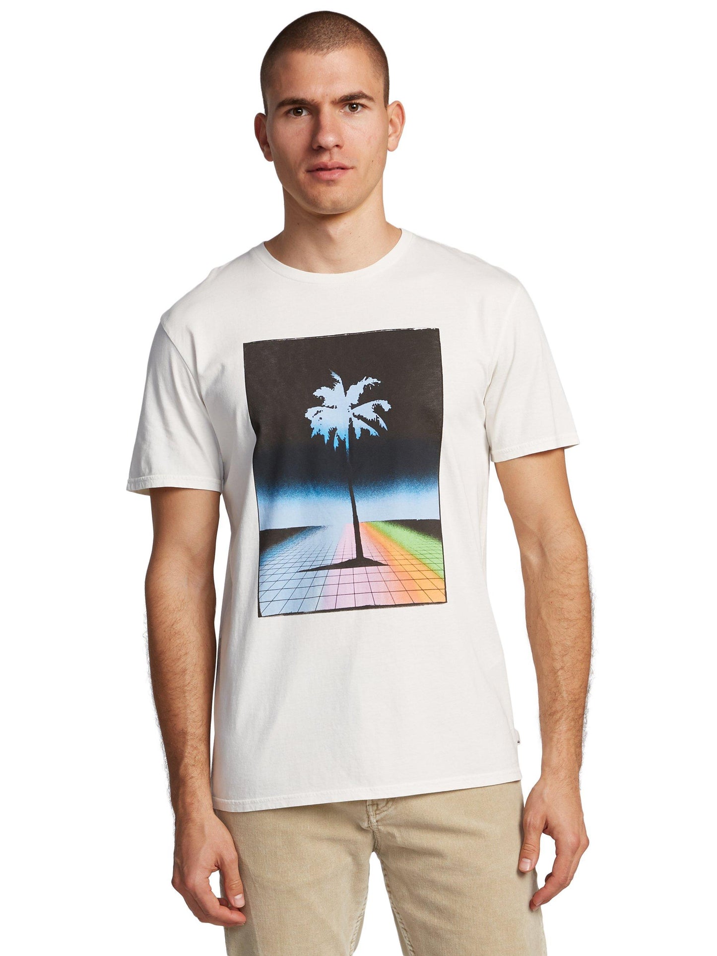 Quiksilver T-Shirt Mistery Light Weiß