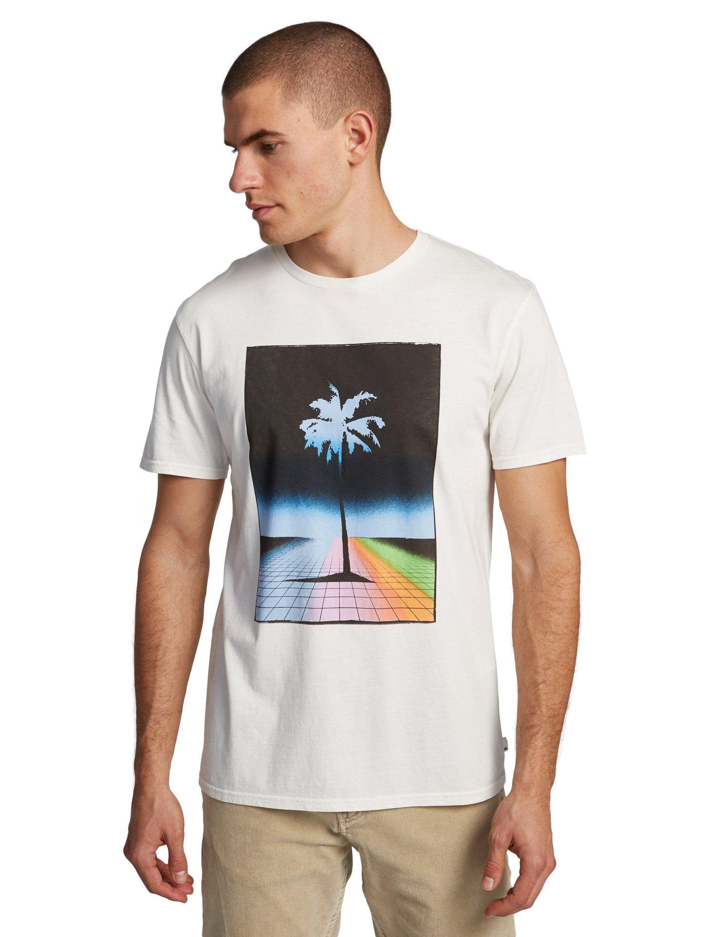 Quiksilver T-Shirt Mistery Light Weiß