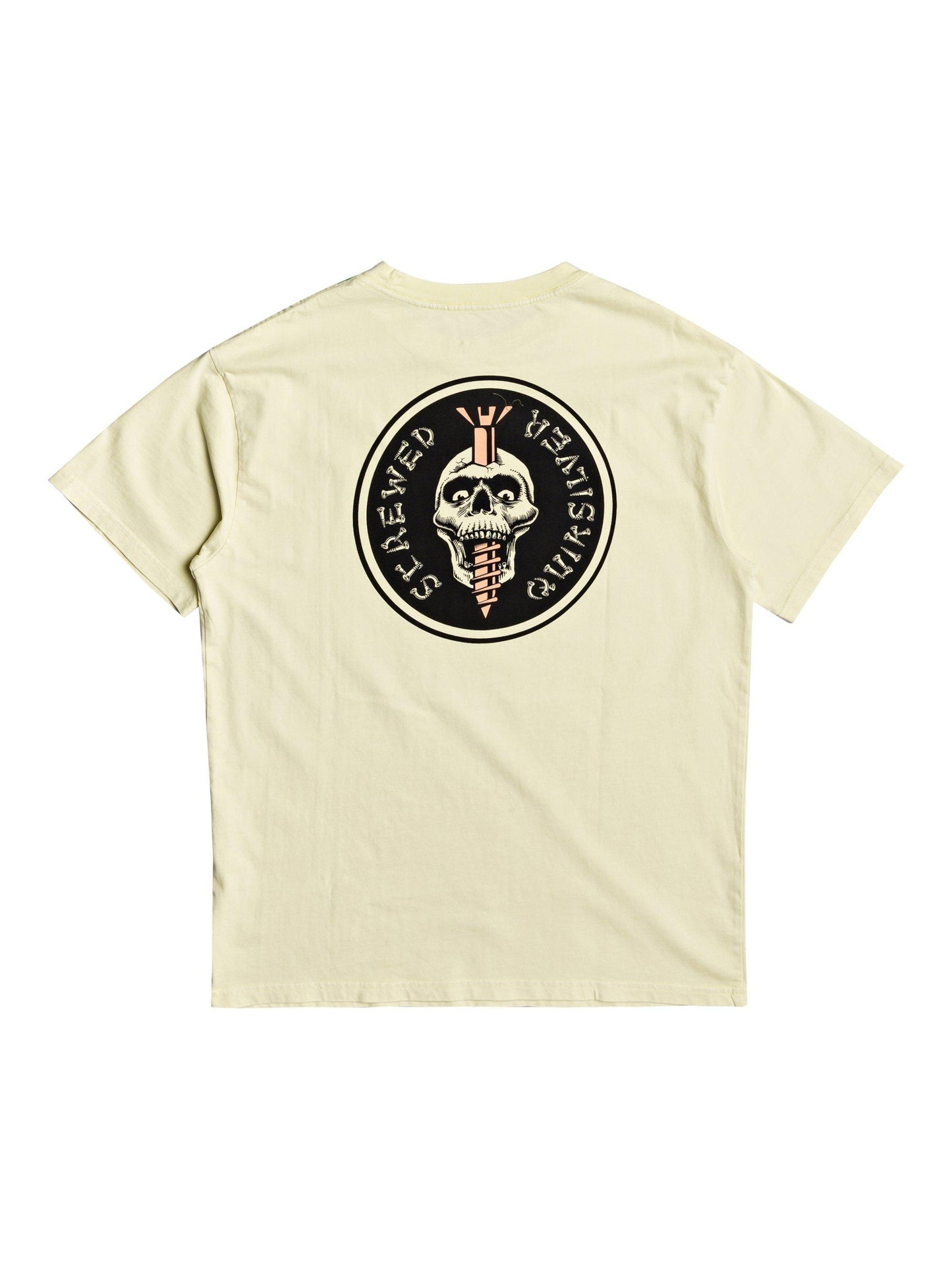Quiksilver T-Shirt Broken Tongue Gelb