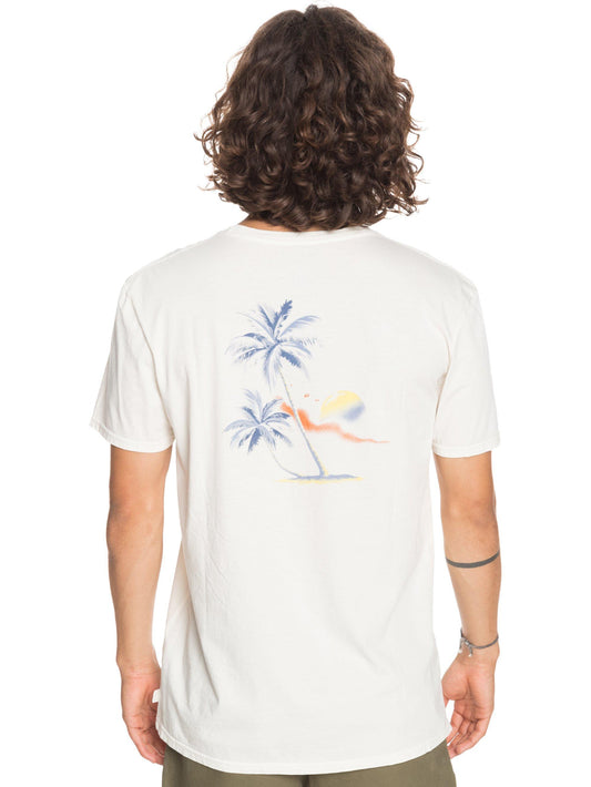 Quiksilver T-Shirt Sun Damages Weiß