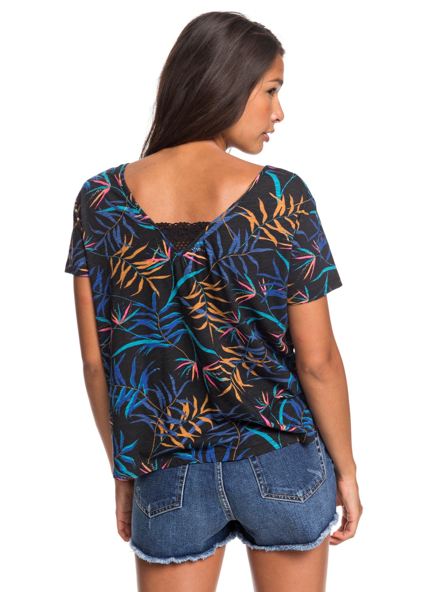 Roxy T-Shirt Beach Summer Party Mehrfarbig