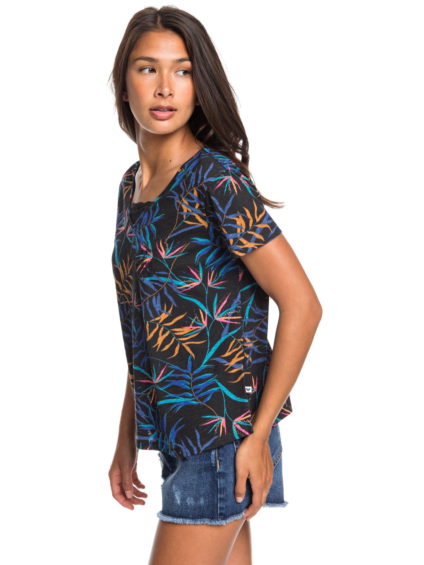 Roxy T-Shirt Beach Summer Party Mehrfarbig