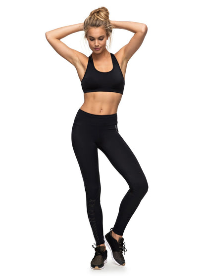 Roxy Funktionelle Laufleggings SWING PANT Schwarz