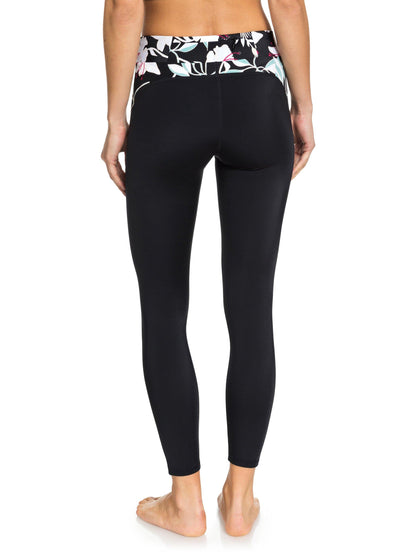 Roxy Leggings Take Me To The Beach Schwarz