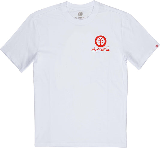 Element T-Shirt Javier Mendizabal Weiß