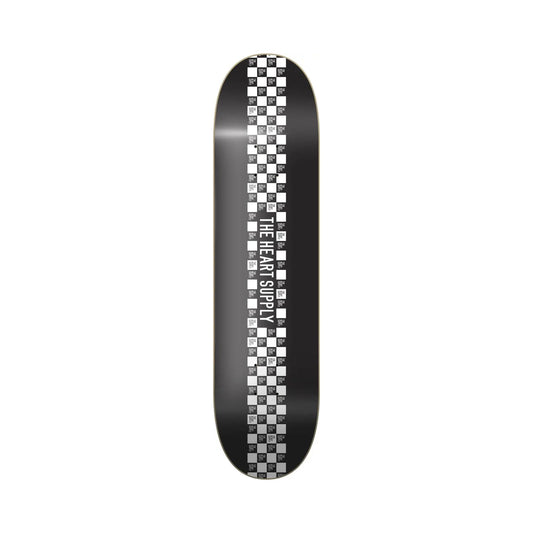 Heart Supply Check Stripe Skateboard Deck