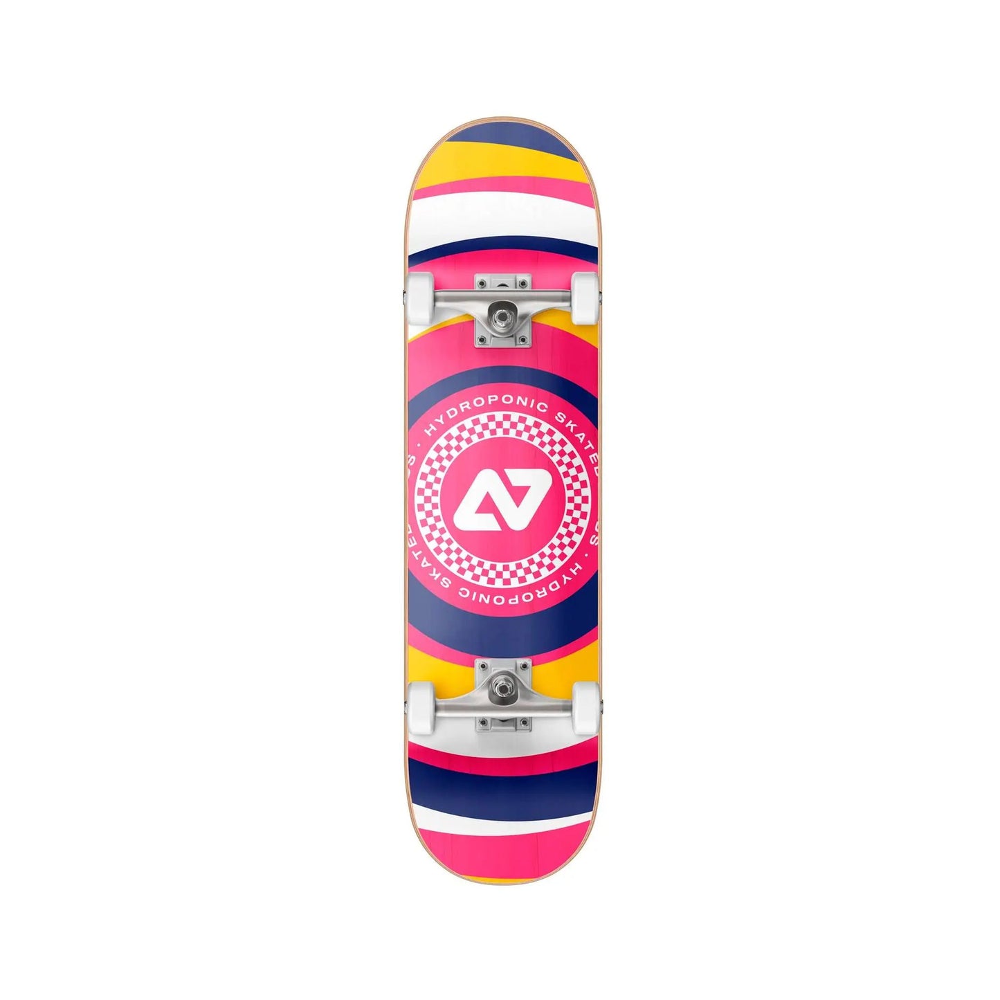 Hydroponic circular skateboard complete board