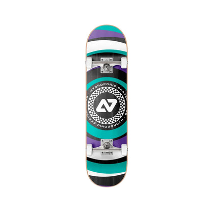 Hydroponic circular skateboard complete board