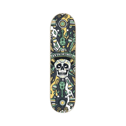Hydroponic Mexican Skull 2.0 Skateboard Deck