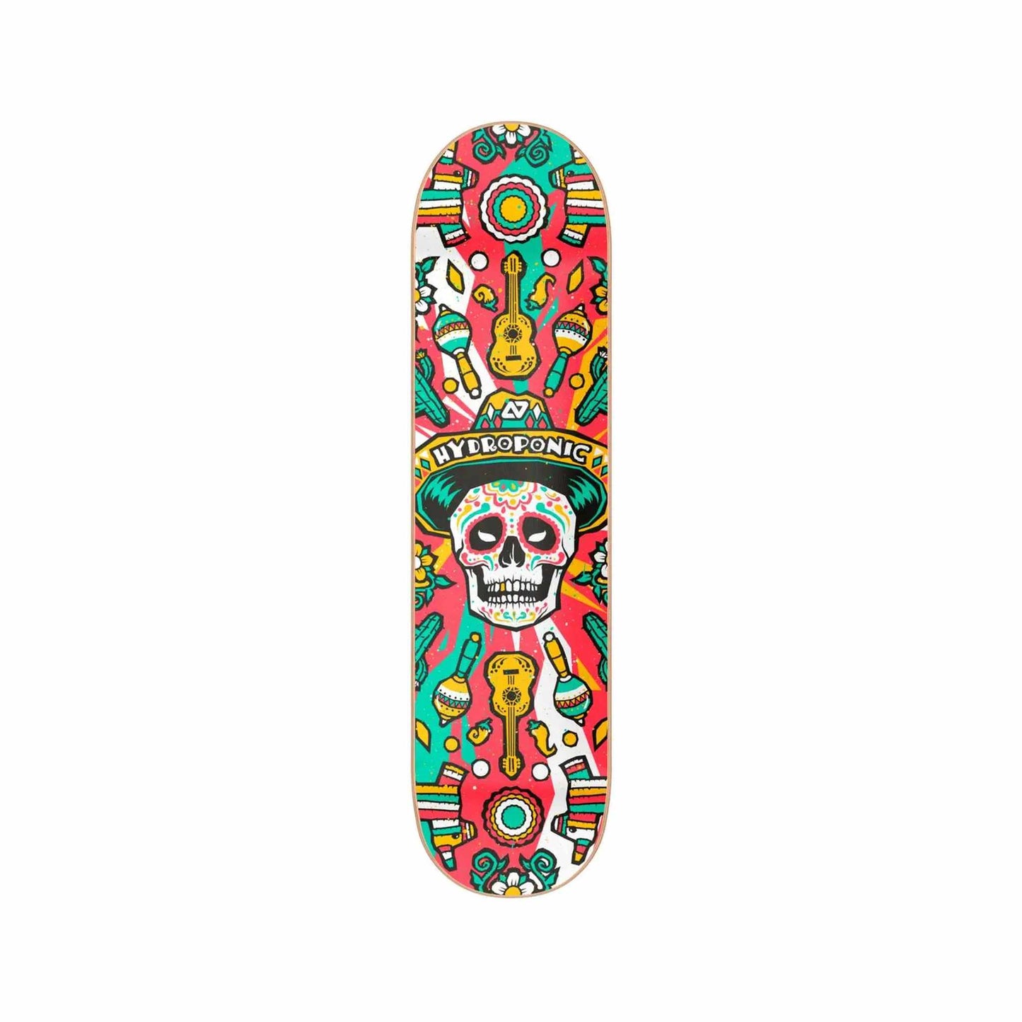 Hydroponic Mexican Skull 2.0 Skateboard Deck