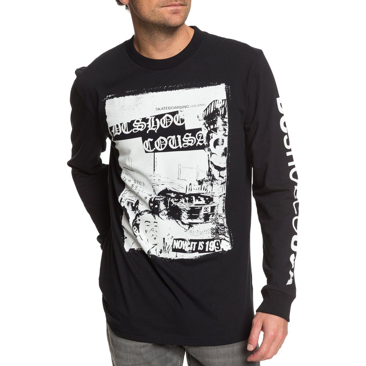DC Herren Longsleeve Pioneer Sky (Black) – Longsleeves für Herren
