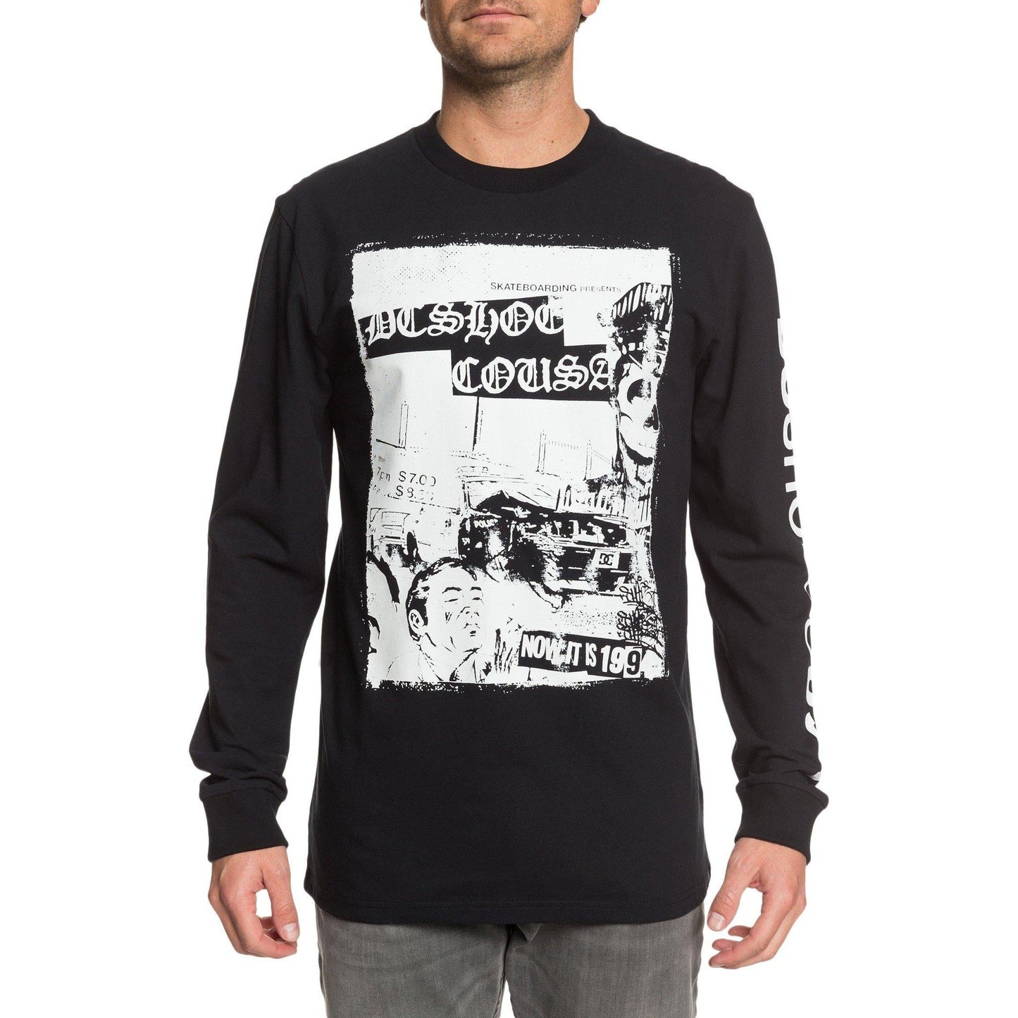 DC Herren Longsleeve Pioneer Sky (Black) – Longsleeves für Herren