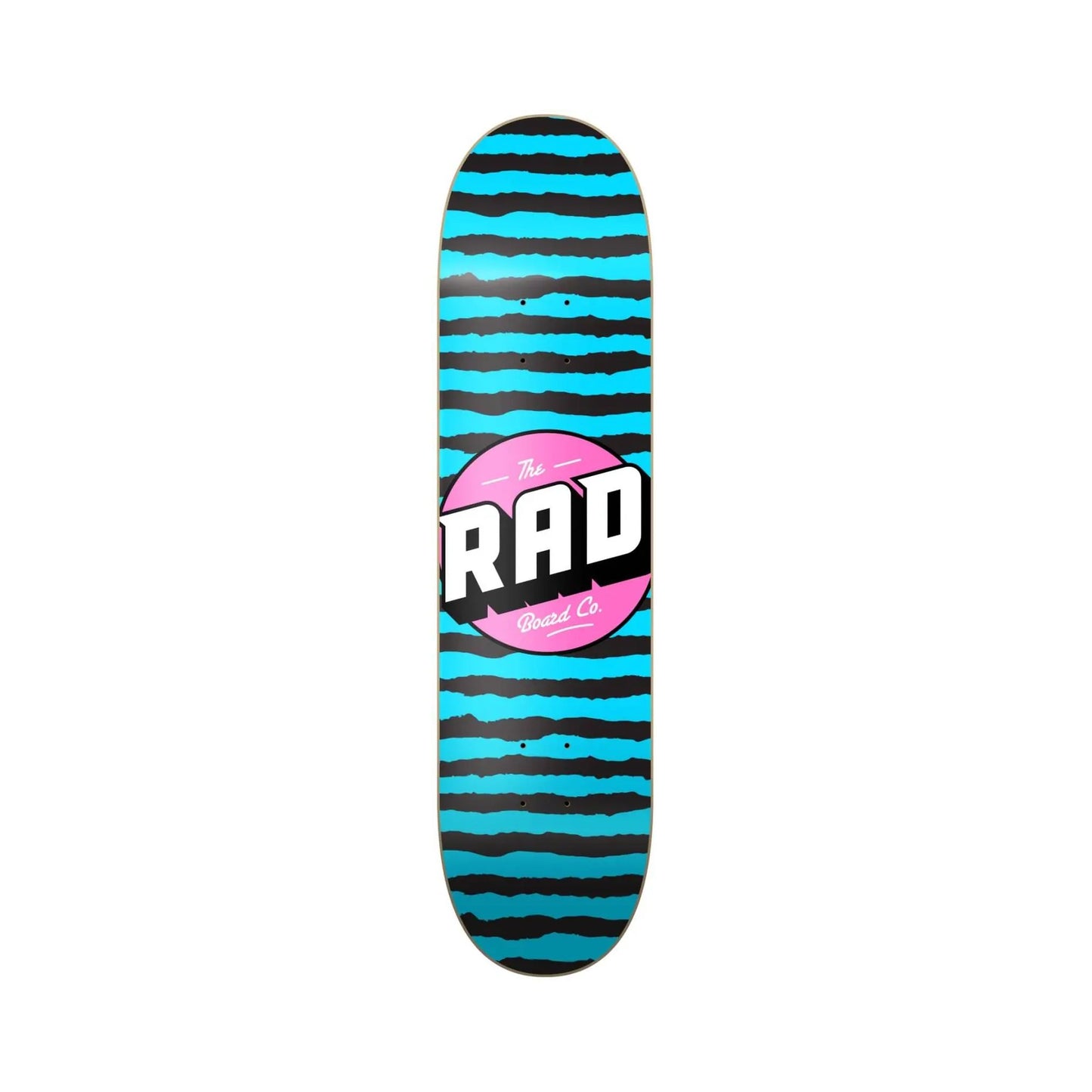 RAD Stripes Logo Skateboard Deck