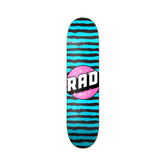 RAD Stripes Logo Skateboard Deck