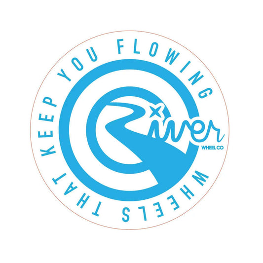 River Roll Round Stunt Scooter Sticker
