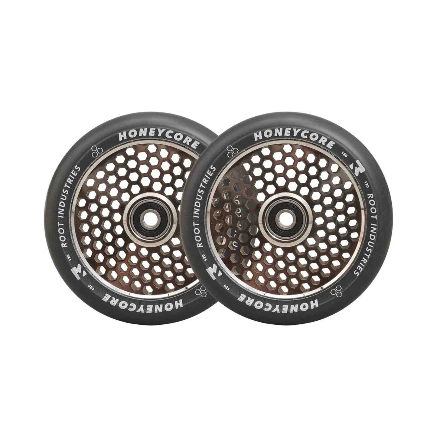 Root Honeycore Black 120mm Stunt Scooter Wheels 2 pcs.