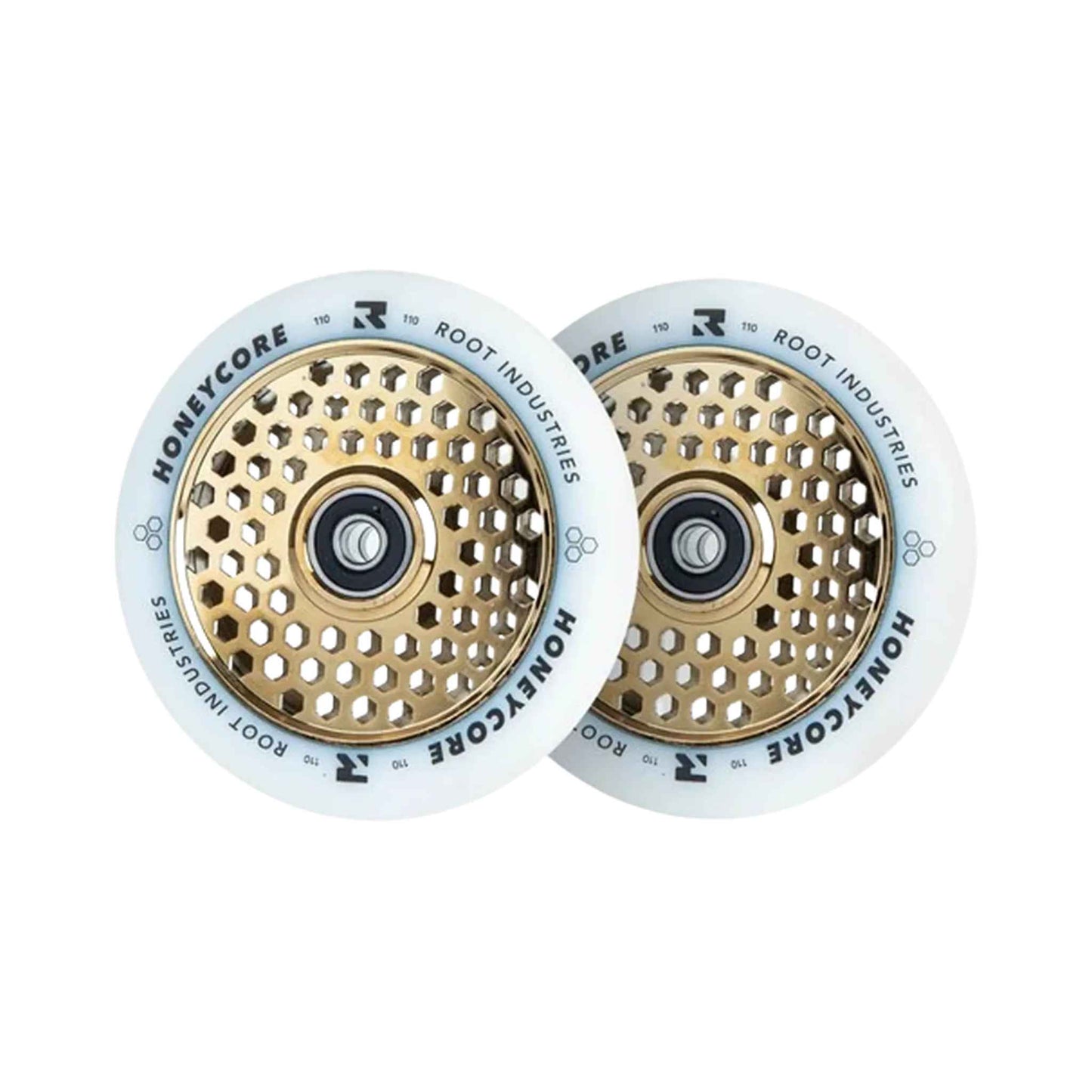 Root Honeycore White 110mm Stunt Scooter Wheels 2 pcs.