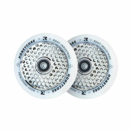 Root Honeycore White 110mm Stunt Scooter Wheels 2 pcs.