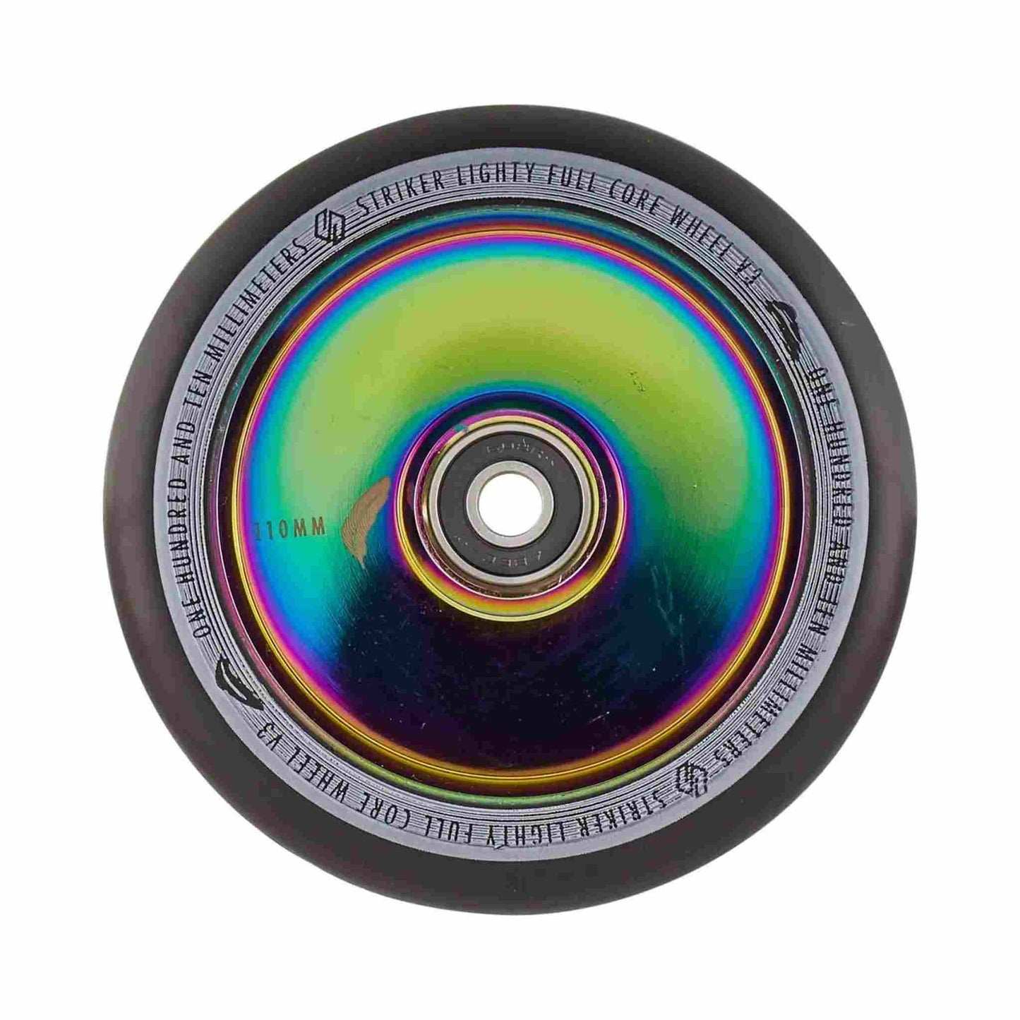Roue de trottinette acrobatique Striker Lighty Full Core V3 noire 