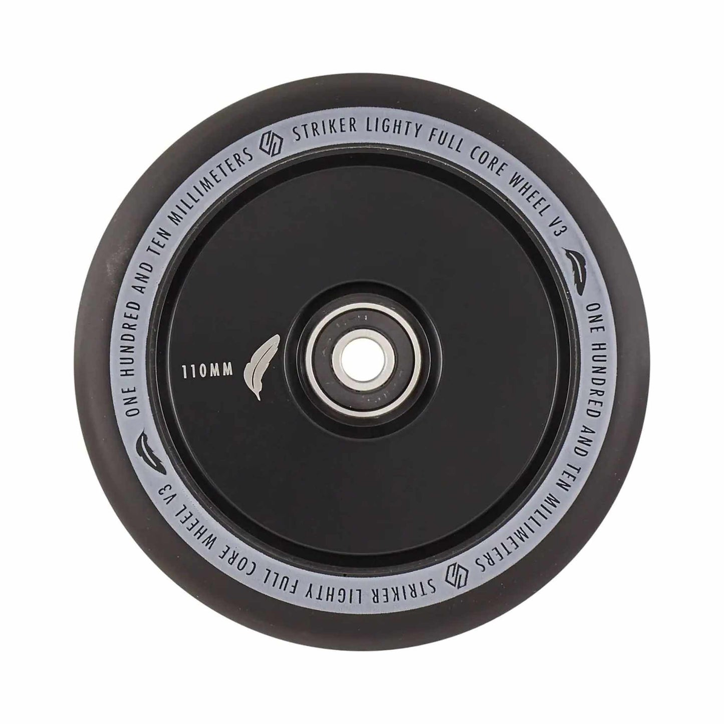 Roue de trottinette acrobatique Striker Lighty Full Core V3 noire 