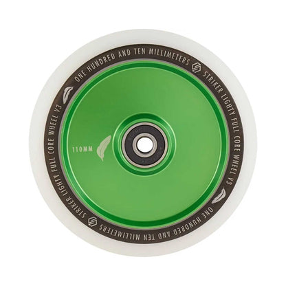 Roue de trottinette Striker Lighty Full Core V3 blanche 