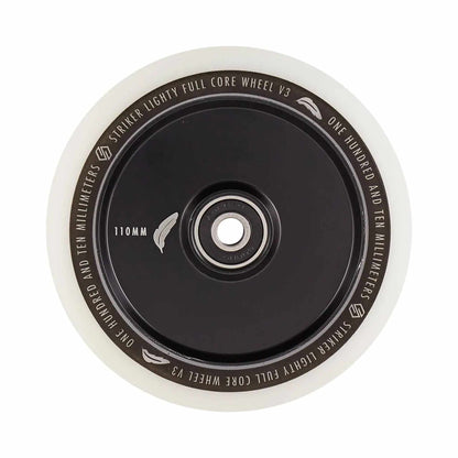 Roue de trottinette Striker Lighty Full Core V3 blanche 