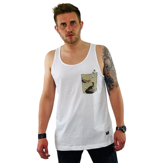 Zoo York Herren Tank Top Desert (WHITE) – Tank Top für Herren
