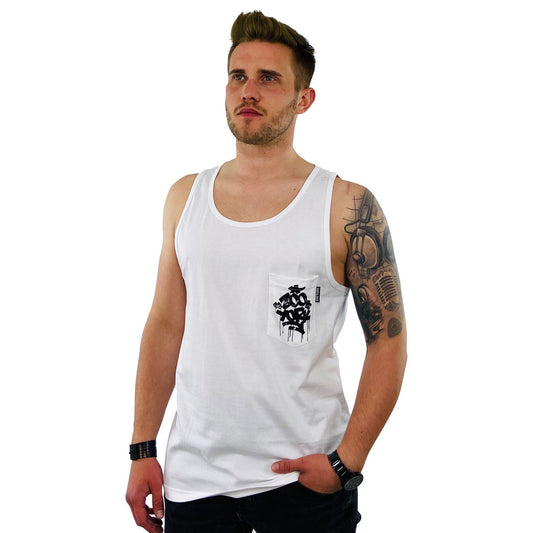 Zoo York Herren Tank Top Juicy (WHITE) – Tank Top für Herren